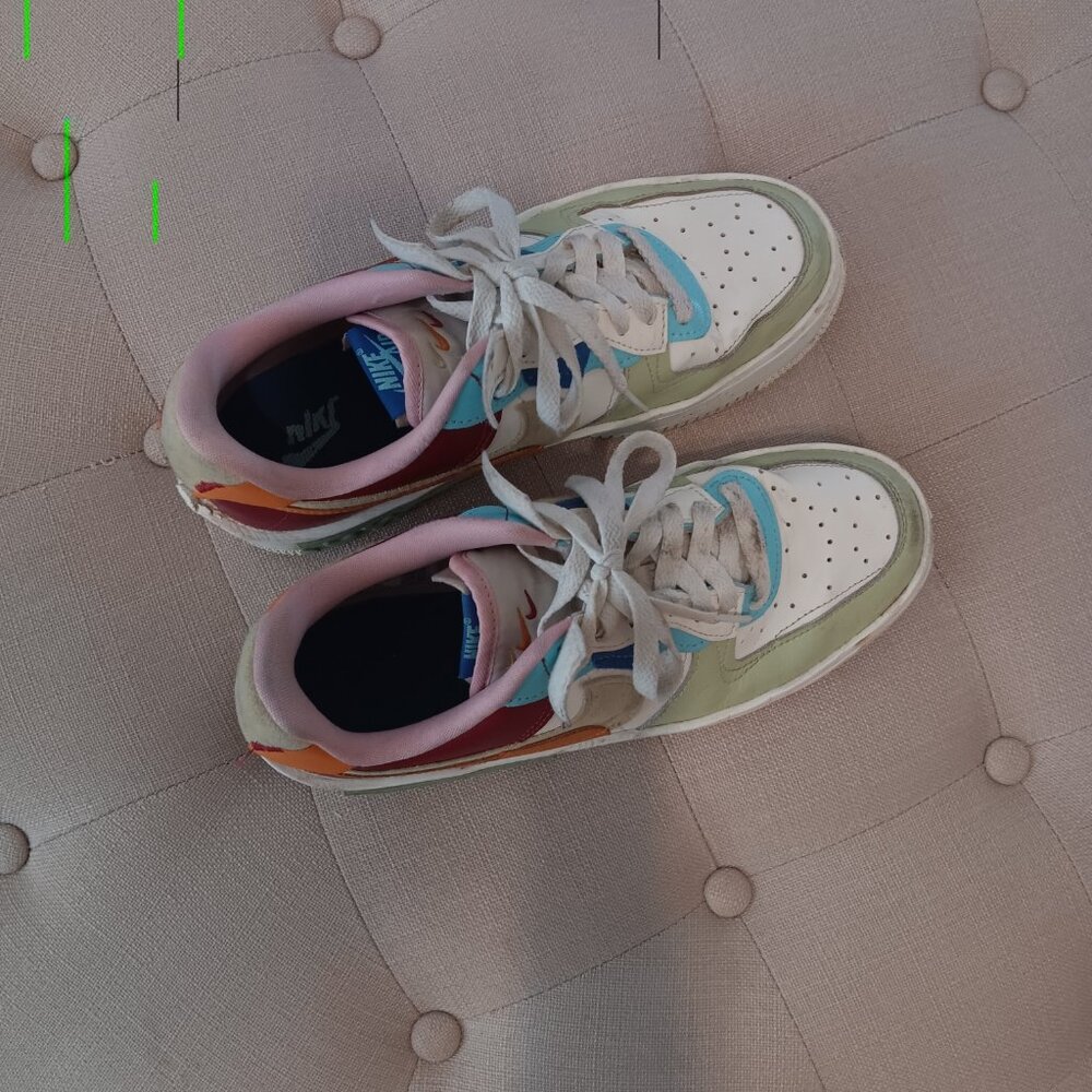 Womans Nike Air Force 1 Fontanka " St. Petersburg Raves " Size 9 - Picture 3 of 10